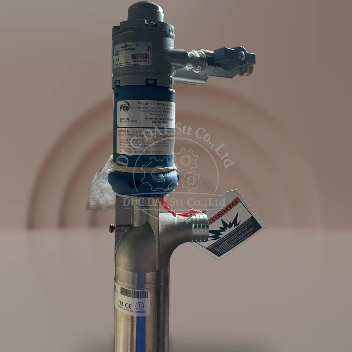 Lưu lượng, cột áp và công suất của PF Series